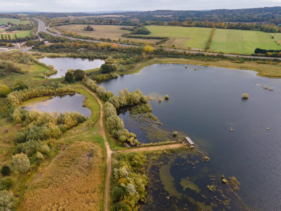 Aerial view of Tice's Meadow (Kyle Russell)
